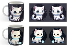 Adorable Little Baby Cat | Mug sublimation design Product Image 6