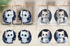 Adorable Little Baby Cat Glass Can Wraps Product Image 6