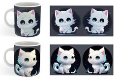 Adorable Little Baby Cat | Mug sublimation design Product Image 2