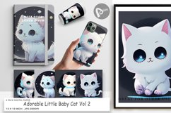 Digital Paper Adorable Little Baby Cat Product Image 1