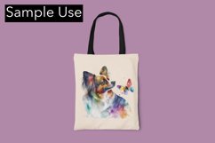 Adorable Papillon Color Drip - Sublimation - Digital Product Image 4