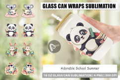 Glass Can Adorable School Summer Product Image 1