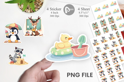 Adorable School Summer Sticker Product Image 1