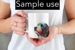 Adorable Sheepadoodle Color Drip - Sublimation - Digital Product Image 2