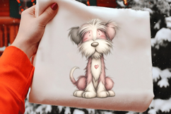 Adorable Valentine Puppy Clipart Set Product Image 2