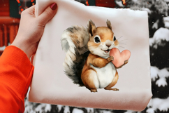 Adorable Valentine Woodland Friends Clipart Product Image 2