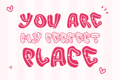 Adore Love | Chubby Valentine Decorative Webfont Product Image 6