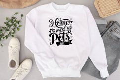 Home is where my pets are quote Svg Png Product Image 3
