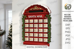 Advent Calendar Bases Bundle Laser Cut. Christmas SVG Product Image 3