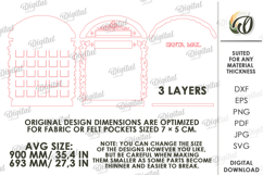 Advent Calendar Bases Bundle Laser Cut. Christmas SVG Product Image 4