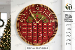 Advent Calendar Bases Bundle Laser Cut. Christmas SVG Product Image 7