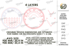 Advent Calendar Bases Bundle Laser Cut. Christmas SVG Product Image 8