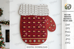 Advent Calendar Bases Bundle Laser Cut. Christmas SVG Product Image 10