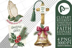 Advent Candle Countdown & Faith Notes Sublimation Product Image 1