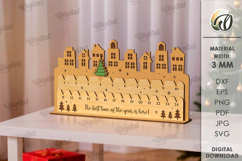 Advent Christmas Calendars Bundle Lasercut. Countdown SVG Product Image 6