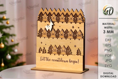 Advent Christmas Calendars Bundle Lasercut. Countdown SVG Product Image 7