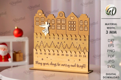 Advent Christmas Calendars Bundle Lasercut. Countdown SVG Product Image 11