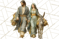 Nativity PNG Clipart, Advent Journey Characters Product Image 3
