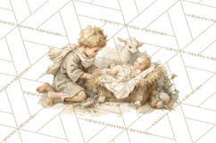 Nativity PNG Clipart, Advent Journey Characters Product Image 3