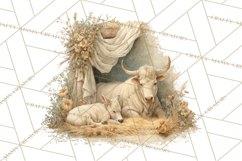 Nativity PNG Clipart, Advent Journey Characters Product Image 2