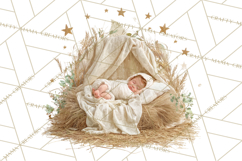 Nativity PNG Clipart, Advent Journey Characters Product Image 5
