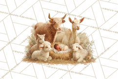 Nativity PNG Clipart, Advent Journey Characters Product Image 2
