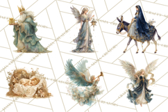 Nativity PNG Clipart, Advent Journey Characters Product Image 3
