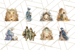 Nativity PNG Clipart, Advent Journey Characters Product Image 5