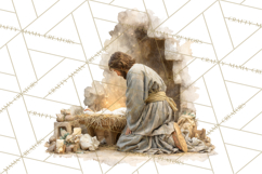 Nativity PNG Clipart, Advent Journey Characters Product Image 3