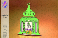 Ramadan Lantern Countdown SVG, Days Until Eid Calendar Product Image 1
