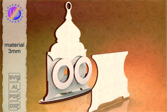 Ramadan Lantern Countdown SVG, Days Until Eid Calendar Product Image 2