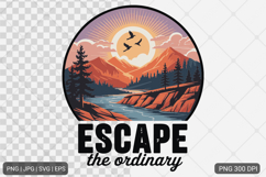 Vintage Mountain Adventure SVG PNG Bundle Product Image 4