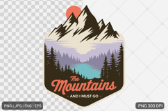 Vintage Mountain Adventure SVG PNG Bundle Product Image 11