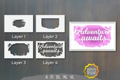 Adventure Await Layered Papercut 3D Product Image 1