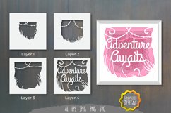 Adventure Await Layered Papercut 3D Product Image 1