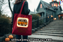 Adventure Awaits Camper Van PNG File