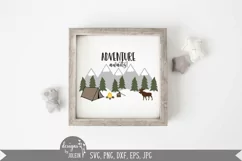 Adventure Awaits Woodland SVG Product Image 1