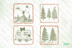 Adventure Camping Frame SVG PNG Product Image 1