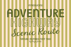 Adventure Highway Nature Inspired Retro Font Product Image 28