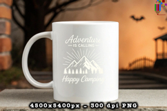 Adventure Is Calling PNG Happy Camping Outdoor Design