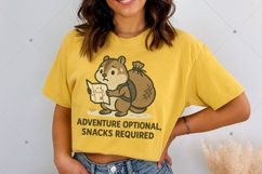 Adventure Optional Snacks Required PNG, Funny Animal PNG Product Image 5