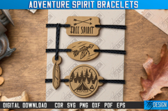 Adventure Spirit Bracelets Laser Cut Bundle,Camping Bracelet Product Image 12