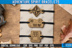 Adventure Spirit Bracelets Laser Cut Bundle,Camping Bracelet Product Image 7