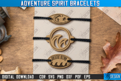 Adventure Spirit Bracelets Laser Cut Bundle,Camping Bracelet Product Image 8