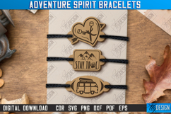 Adventure Spirit Bracelets Laser Cut Bundle,Camping Bracelet Product Image 10