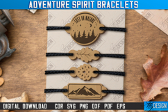 Adventure Spirit Bracelets Laser Cut Bundle,Camping Bracelet Product Image 11