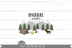 Adventure Awaits Woodland SVG Product Image 2