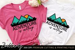ADVENTURE IS CALLING SVG CAMPING SVG CAMPER SVG CUT FILE Product Image 2