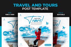 Adventure Travel Love Dream the World Instagram Post Design Product Image 1