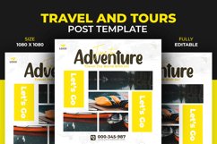 Adventure Travel Tour Dream Destination Post Design Template Product Image 1